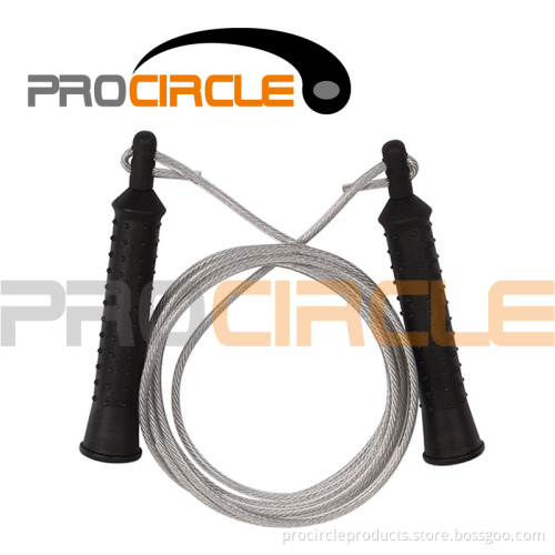 Crossfit Portable New Gripe Cable Speed Jump Rope Adjustable (PC-JR1006)